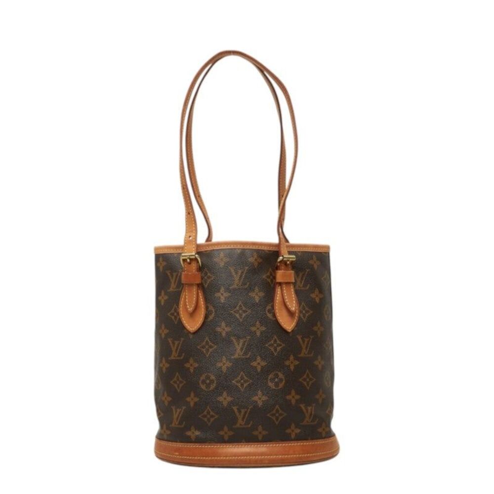 Louis Vuitton Petit Bucket PM Monogram Shoulder Bag